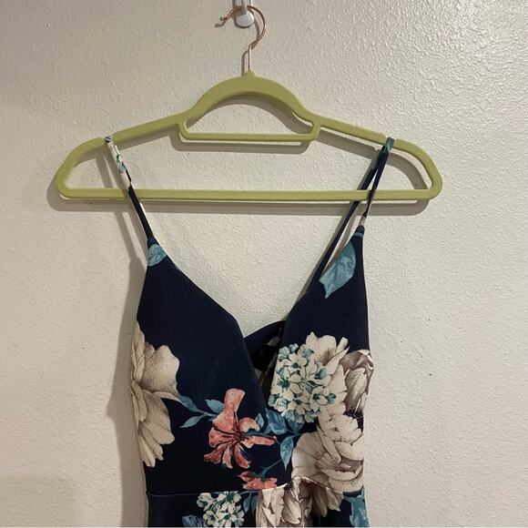 Windsor Blue Floral Skater Dress Sz M - Picture 2 of 10